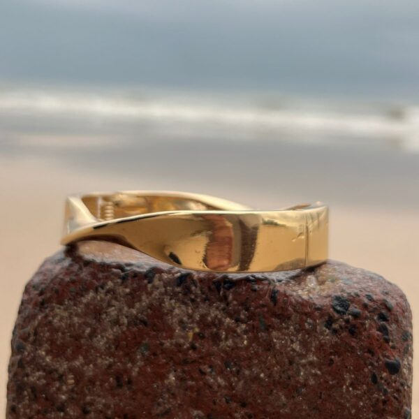 Ebb Tide Sculpted Gold Ring - Image 2