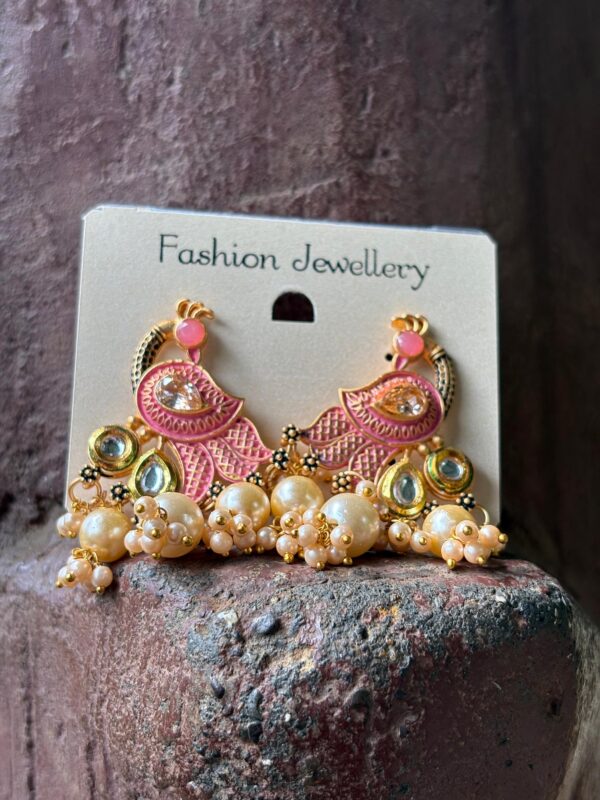 Peacock Blush Jhumki