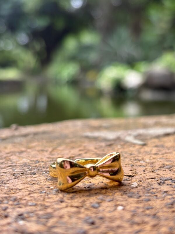Golden Grace Bow Ring