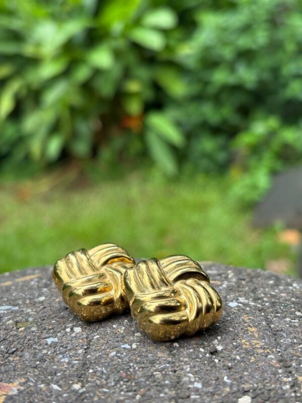 Golden Weave Studs