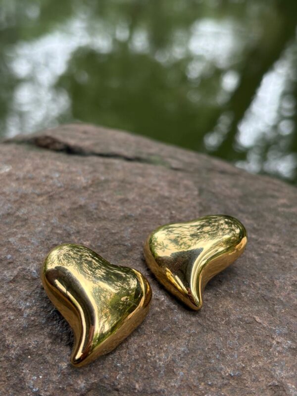 Melted Heart Studs